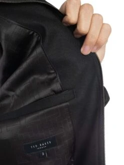 Ted Baker Henry J Wool Blend Harrington Jacket - Black 7 Ted Baker Henry J Wool Blend Harrington Jacket - Black -Standout Store 54422f