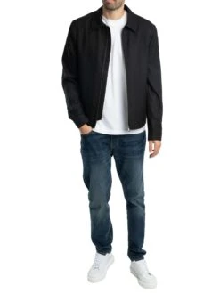 Ted Baker Henry J Wool Blend Harrington Jacket - Black 8 Ted Baker Henry J Wool Blend Harrington Jacket - Black -Standout Store 54422g