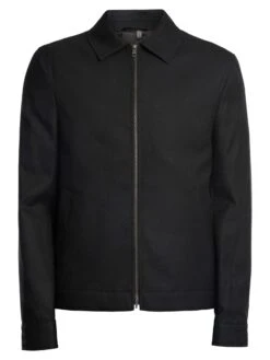 Ted Baker Henry J Wool Blend Harrington Jacket - Black 9 Ted Baker Henry J Wool Blend Harrington Jacket - Black -Standout Store 54422h