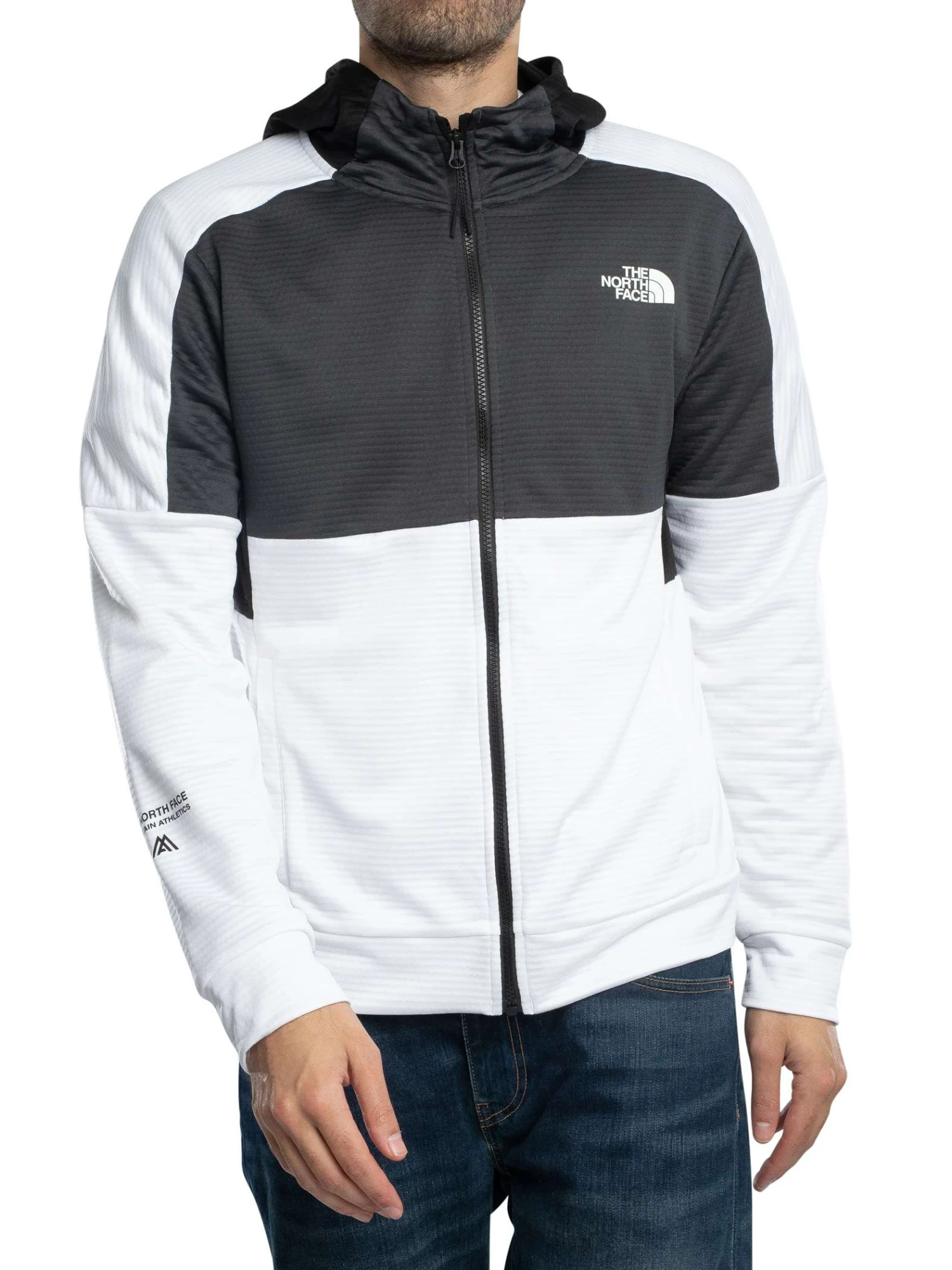 The North Face Mountain Athletics Jacket - White/Black The North Face Mountain Athletics Jacket - White/Black -Standout Store 54439b