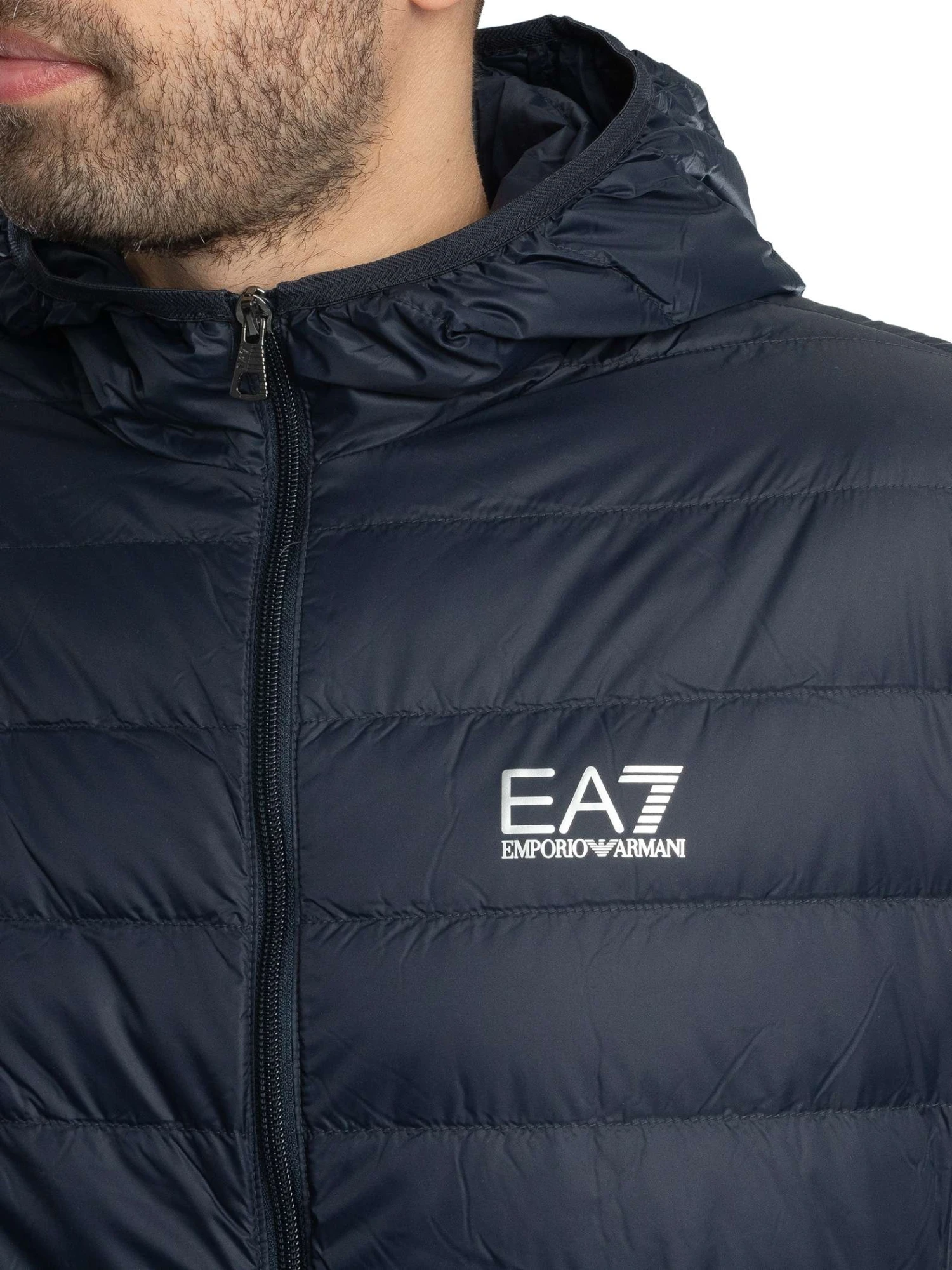 EA7 Chest Logo Lightweight Jacket - Blue EA7 Chest Logo Lightweight Jacket - Blue -Standout Store 54483d