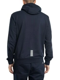 EA7 Chest Logo Zip Hood Tracksuit - Blue -Standout Store 54487d
