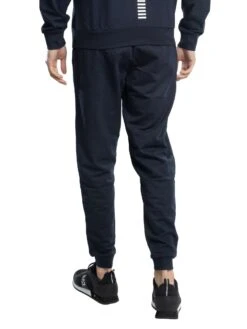 EA7 Chest Logo Zip Hood Tracksuit - Blue -Standout Store 54487j