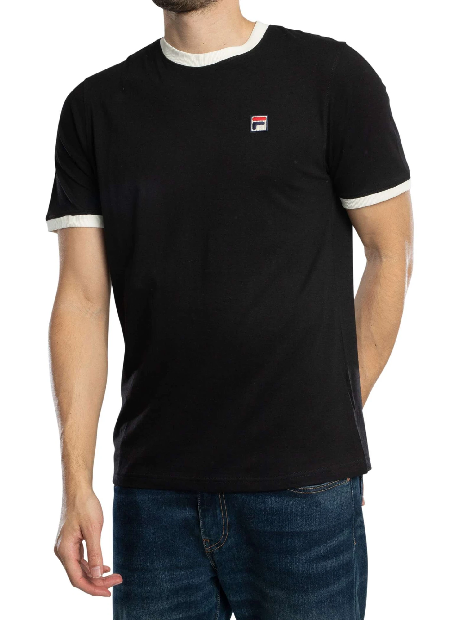 Fila Marconi Ringer T-Shirt - Black/Gardenia Fila Marconi Ringer T-Shirt - Black/Gardenia -Standout Store 54669a