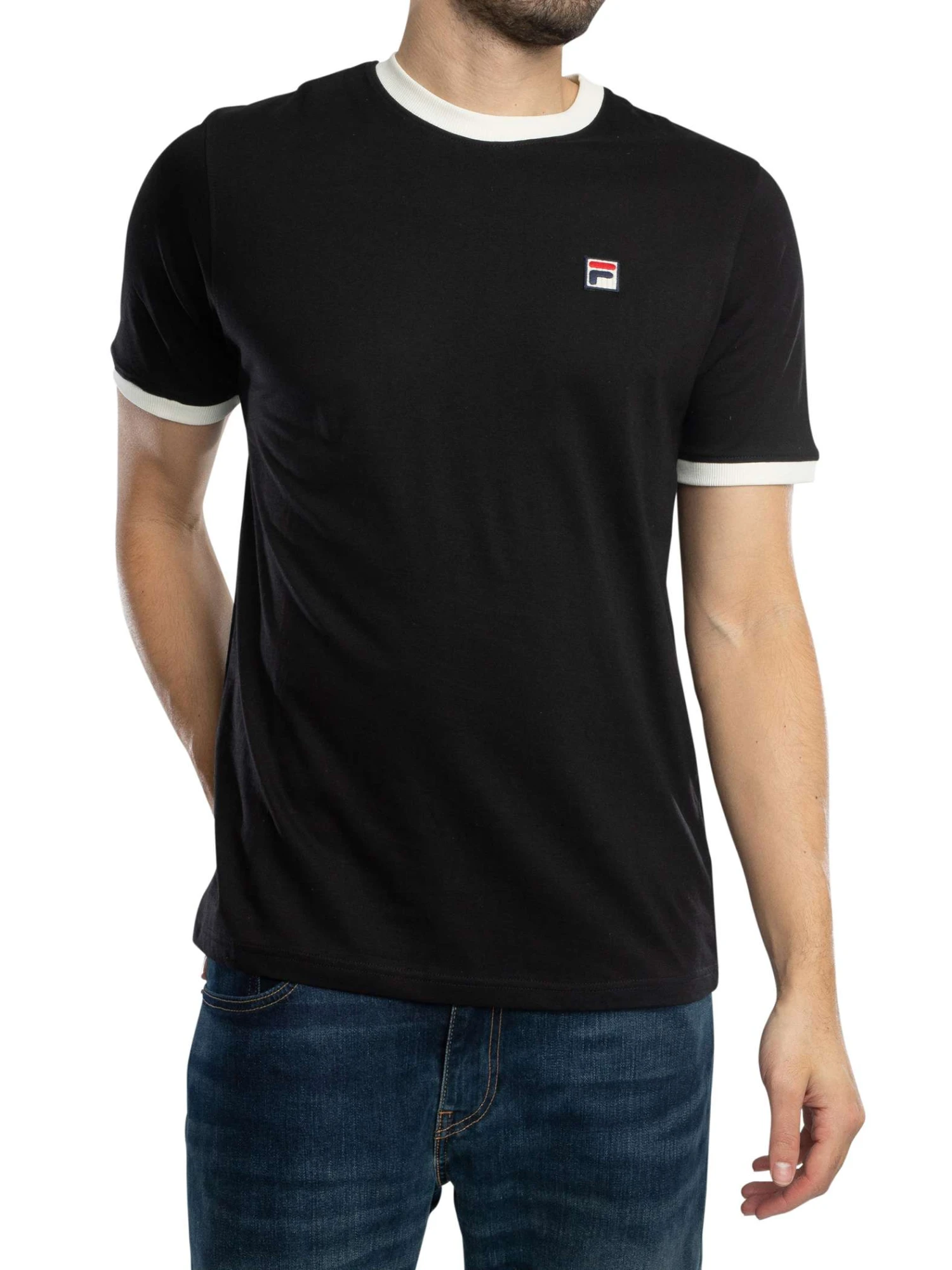 Fila Marconi Ringer T-Shirt - Black/Gardenia Fila Marconi Ringer T-Shirt - Black/Gardenia -Standout Store 54669b