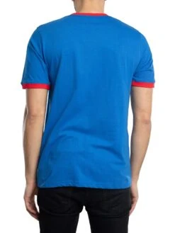 Fila Marconi Ringer T-Shirt - Turkish Sea/Red -Standout Store 54671c