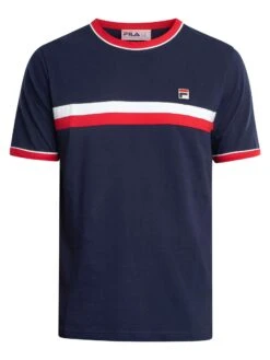Fila Razee T-Shirt - Navy/Red/White -Standout Store 54672e