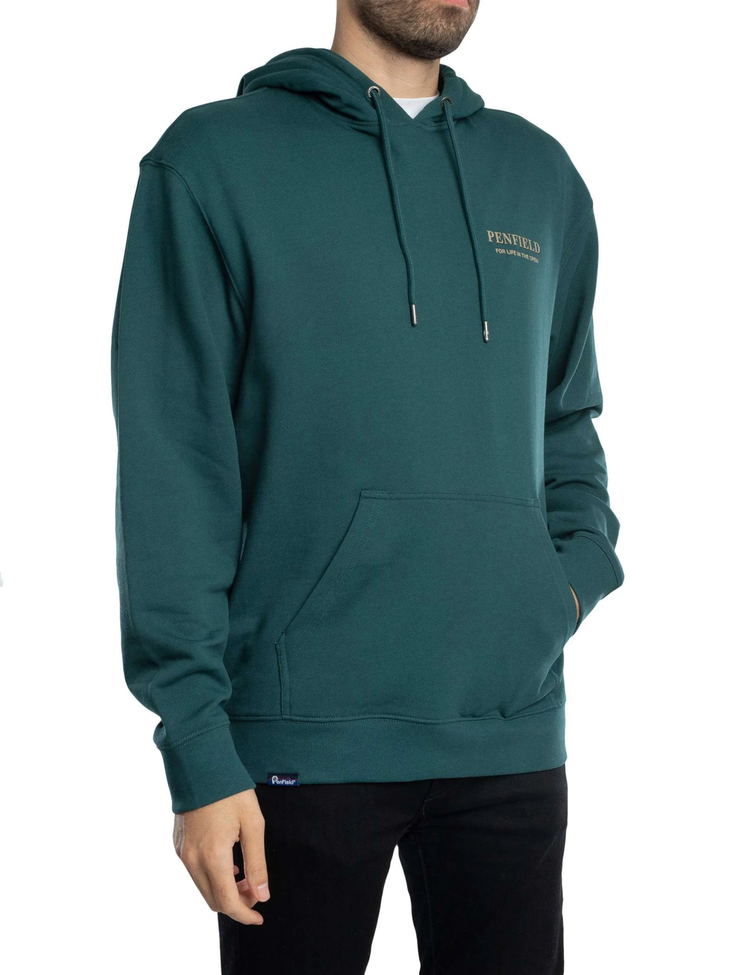 Penfield Black Bear Graphic Pullover Hoodie - June Bug Penfield Black Bear Graphic Pullover Hoodie - June Bug -Standout Store 54769b