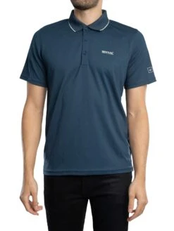 Regatta Maverick V Active Polo Shirt - Moon Denim