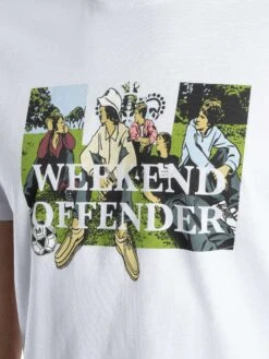 Weekend Offender Hymns Graphic T-Shirt - White -Standout Store 54920d