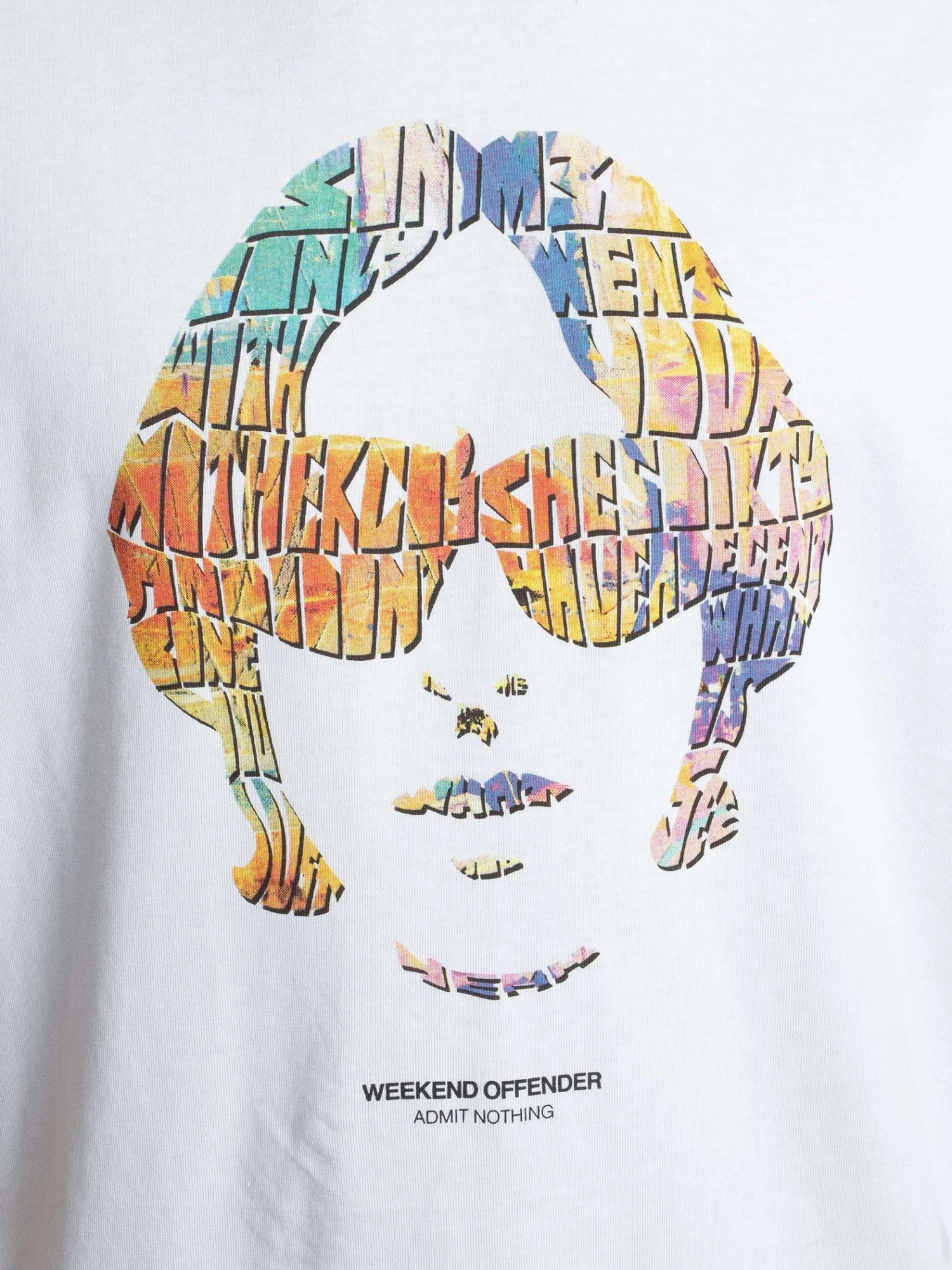 Weekend Offender Kinky Afro Graphic T-Shirt - White Weekend Offender Kinky Afro Graphic T-Shirt - White -Standout Store 54921d