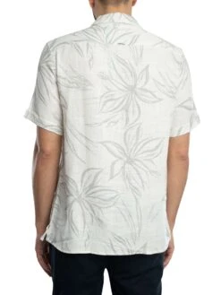 Antony Morato Jakarta Print Short Sleeved Shirt - Cream -Standout Store 54992c