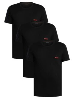 HUGO 3 Pack Lounge T-Shirts - Black