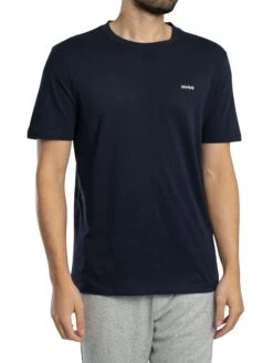 HUGO Dero222 Logo T-Shirt - Dark Blue