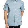 HUGO Ebor Short Sleeved Straight Shirts - Open Blue -Standout Store 55078a