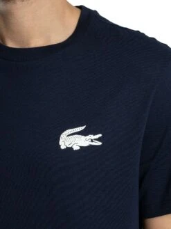 Lacoste Crocodile Print Lounge T-Shirt - Blue Marine -Standout Store 55083d