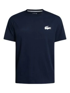 Lacoste Crocodile Print Lounge T-Shirt - Blue Marine -Standout Store 55083e