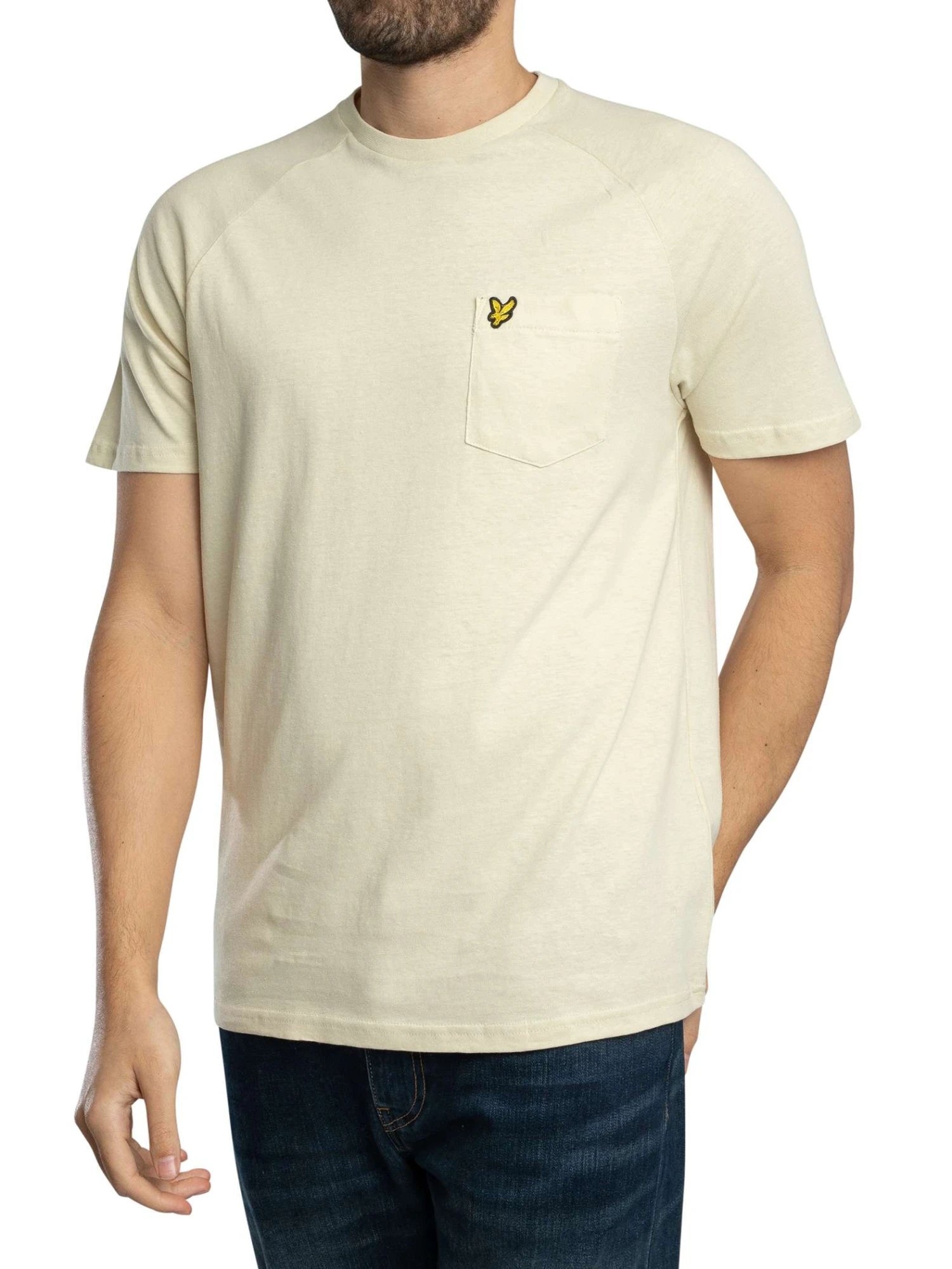 Lyle & Scott Linen Blend Raglan T-Shirt - Luna Lyle & Scott Linen Blend Raglan T-Shirt - Luna -Standout Store 55094b