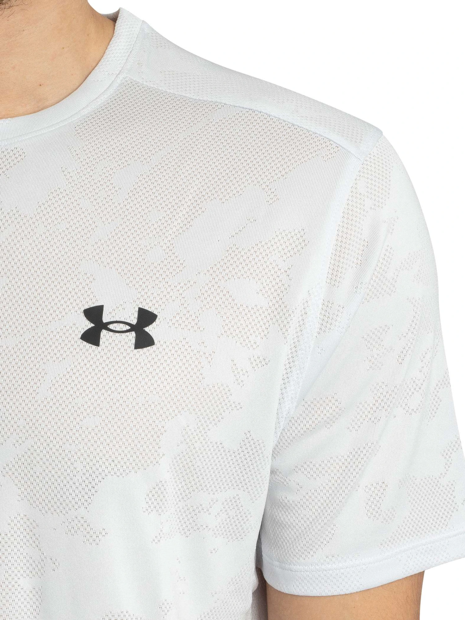 Under Armour Tech Vent Jacquard T-Shirt - Distant Grey/Black Under Armour Tech Vent Jacquard T-Shirt - Distant Grey/Black -Standout Store 55199d