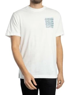 Lacoste Brand Graphic T-Shirt - White