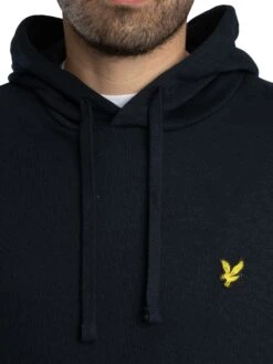 Lyle & Scott Logo Pullover Hoodie - Dark Navy -Standout Store 55376d