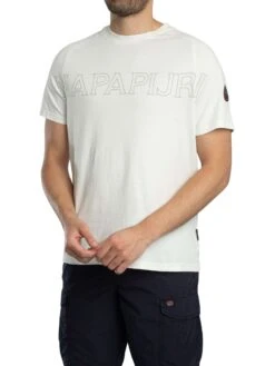 Napapijri Relaxed Ambra T-Shirt - White Heron