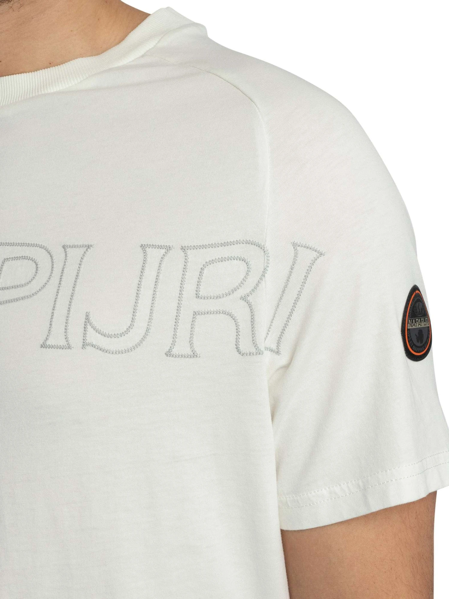 Napapijri Relaxed Ambra T-Shirt - White Heron Napapijri Relaxed Ambra T-Shirt - White Heron -Standout Store 55395c