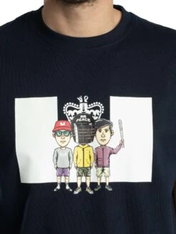 Weekend Offender Weekend Graphic T-Shirt - Navy 5 Weekend Offender Weekend Graphic T-Shirt - Navy -Standout Store 55538d