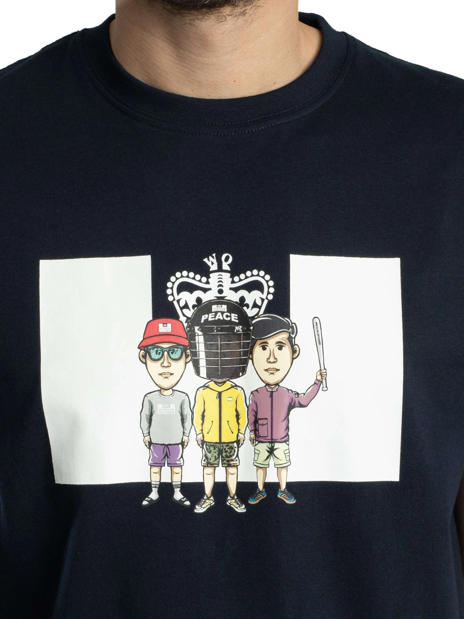 Weekend Offender Weekend Graphic T-Shirt - Navy Weekend Offender Weekend Graphic T-Shirt - Navy -Standout Store 55538d