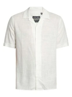 Antony Morato Jakarta Short Sleeved Shirt - Cream 7 Antony Morato Jakarta Short Sleeved Shirt - Cream -Standout Store 55632f