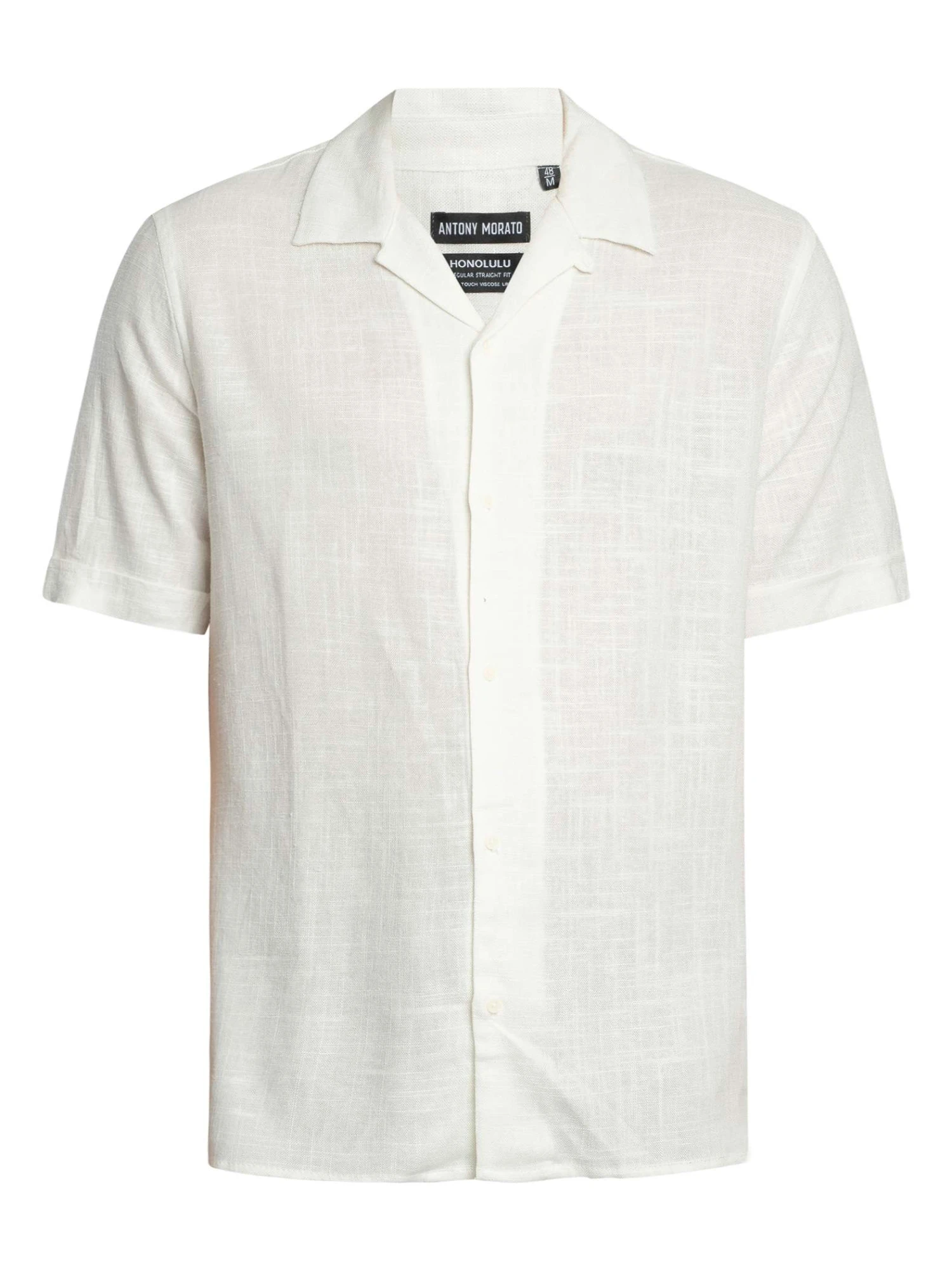 Antony Morato Jakarta Short Sleeved Shirt - Cream Antony Morato Jakarta Short Sleeved Shirt - Cream -Standout Store 55632f