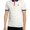 Fila Panatta 2 Polo Shirt - Gardenia/Navy/Red 2 Fila Panatta 2 Polo Shirt - Gardenia/Navy/Red -Standout Store 55679a