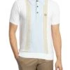 Gabicci Hadon Polo Shirt - White -Standout Store 55689a