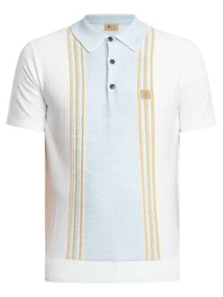 Gabicci Hadon Polo Shirt - White 6 Gabicci Hadon Polo Shirt - White -Standout Store 55689e
