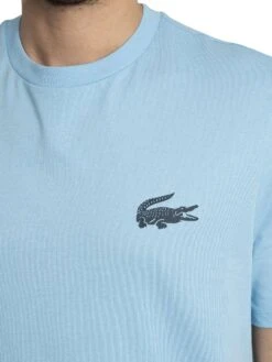 Lacoste Crocodile Print Lounge T-Shirt - Light Blue 5 Lacoste Crocodile Print Lounge T-Shirt - Light Blue -Standout Store 55730d
