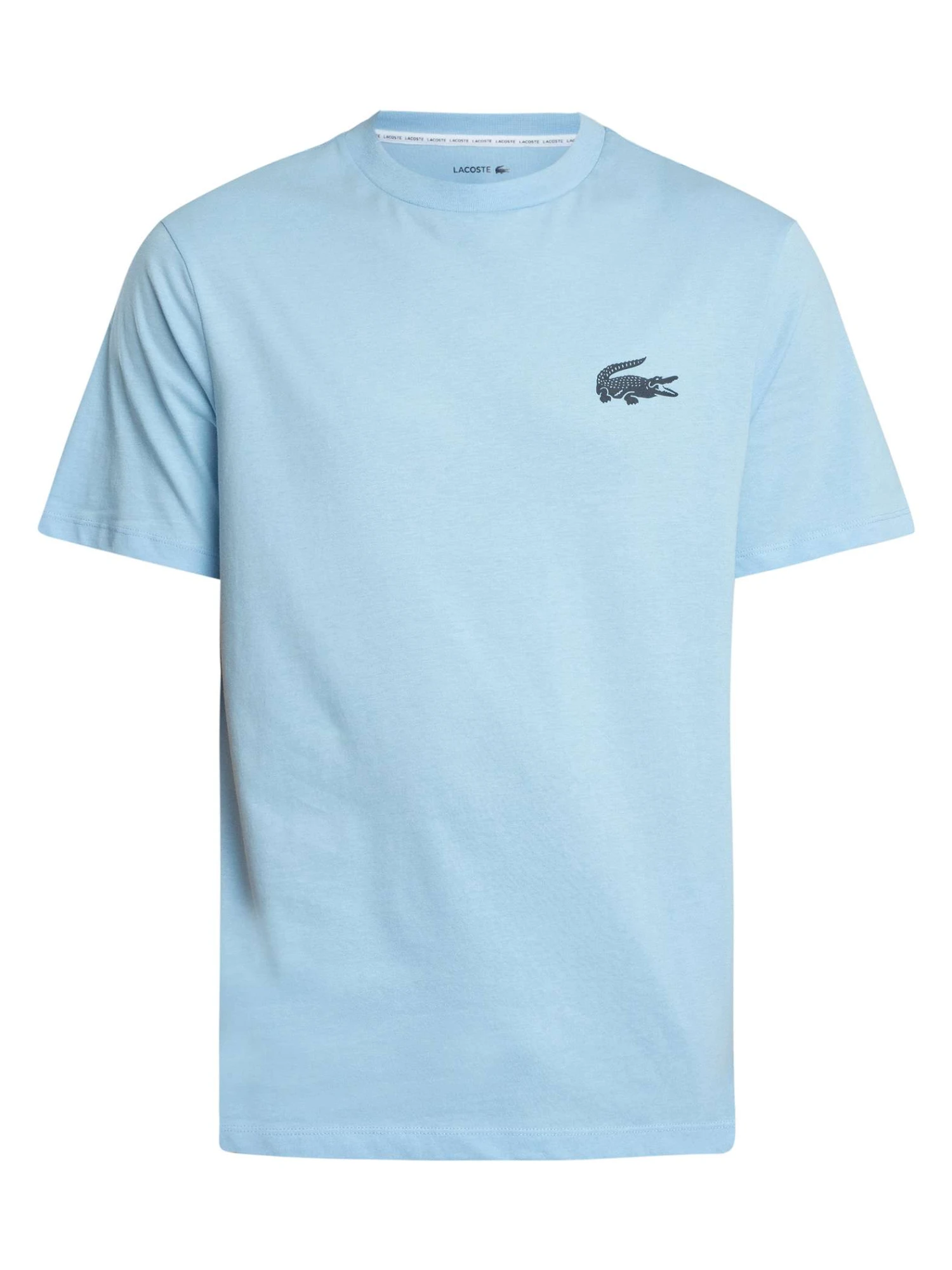 Lacoste Crocodile Print Lounge T-Shirt - Light Blue Lacoste Crocodile Print Lounge T-Shirt - Light Blue -Standout Store 55730e