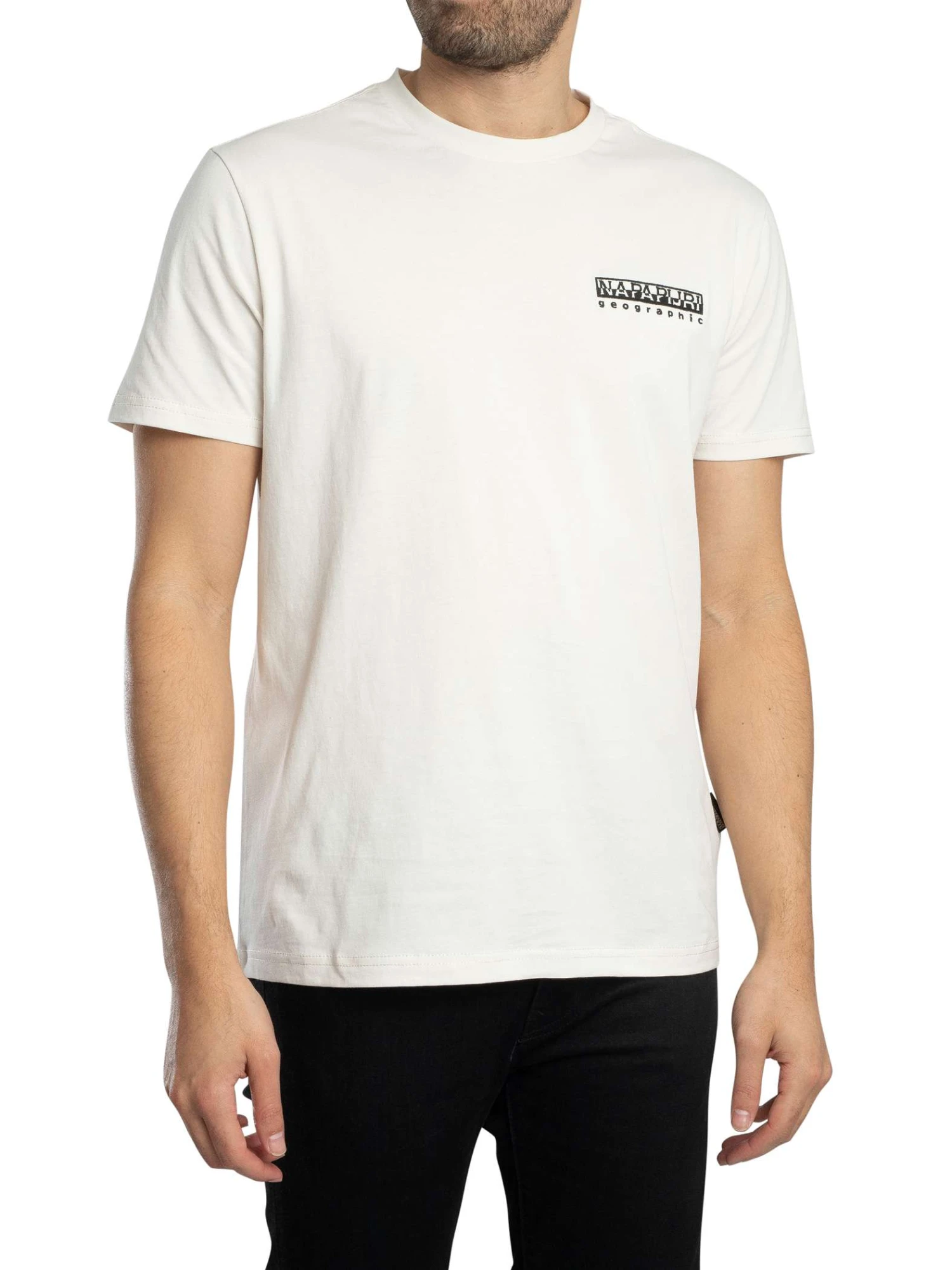 Napapijri Relaxed Vignoni Back Graphic T-Shirt - White Whisper Napapijri Relaxed Vignoni Back Graphic T-Shirt - White Whisper -Standout Store 55735a