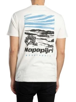 Napapijri Relaxed Vignoni Back Graphic T-Shirt - White Whisper 4 Napapijri Relaxed Vignoni Back Graphic T-Shirt - White Whisper -Standout Store 55735c