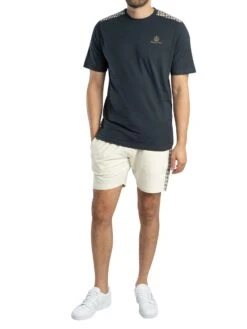 Aquascutum Club Check Details T-Shirt - Navy -Standout Store 55840e