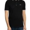HUGO Dinoso222 Slim Logo Polo Shirt - Black