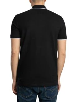 HUGO Dinoso222 Slim Logo Polo Shirt - Black -Standout Store 55870c
