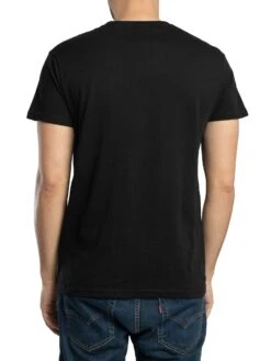 Lois Jeans Teco Chest Pocket T-Shirt - Black -Standout Store 55882c