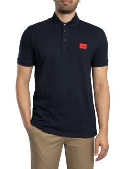 HUGO Dereso222 Slim Polo Shirt - Dark Blue