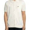 Lyle & Scott Hemp Knitted Shirt - Natural -Standout Store 56054a