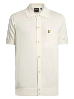 Lyle & Scott Hemp Knitted Shirt - Natural 6 Lyle & Scott Hemp Knitted Shirt - Natural -Standout Store 56054e