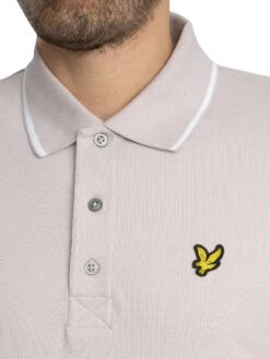 Lyle & Scott Tipped Polo Shirt - Iris/White -Standout Store 56059d