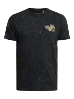 Schott Vintage Back Print T-Shirt - Black 6 Schott Vintage Back Print T-Shirt - Black -Standout Store 56069e