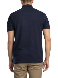 GANT Textured Short Sleeved Shirt - Evening Blue -Standout Store 56101c