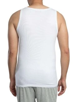 HUGO 2 Pack Longue Tank Tops - White -Standout Store 56102d