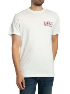 Deus Ex Machina Gonz Back Graphic T-Shirt - Vintage White